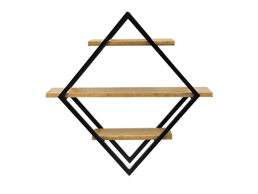 étagère bois triangle -  France