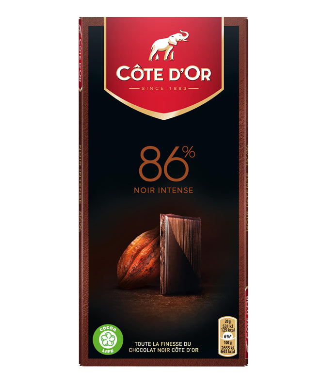  Cote D'Or Chocolat Noir Nougat 130g : Grocery