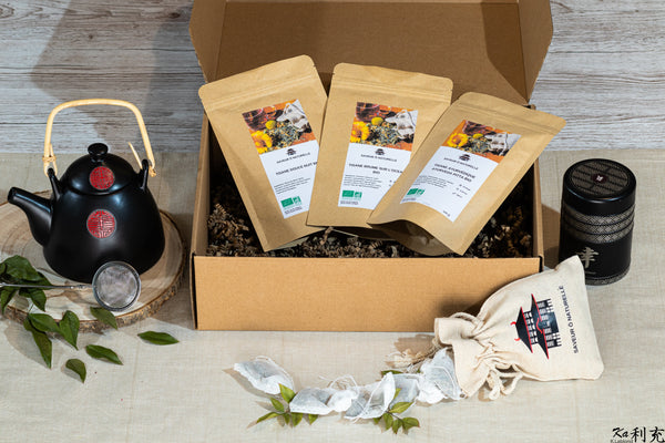 Coffret Duo Infusions bio boîtes tradition vrac DÉTOX & SOMMEIL