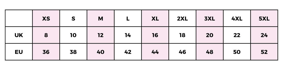 primadonna briefs size chart