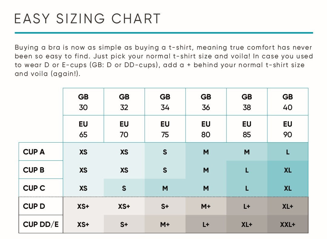 Sloggi Size Guide Free UK Shipping BraForMe, 48% OFF