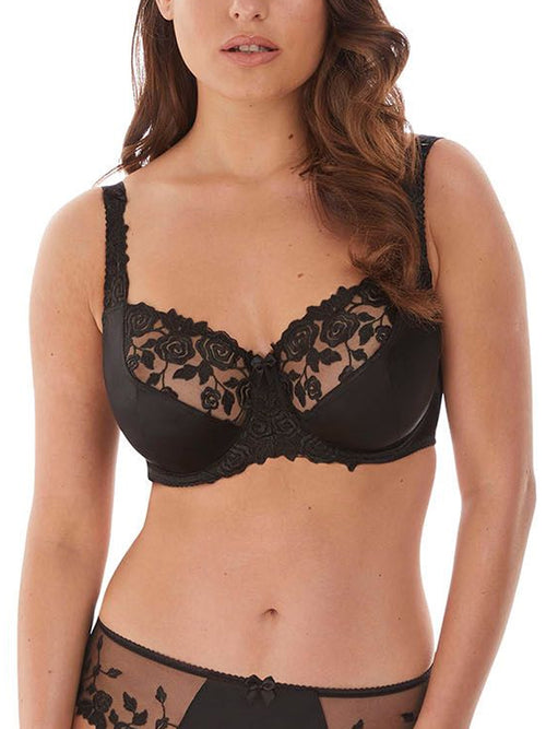 Fantasie Women's Belle Full Cup Floral Bra with Underwire, Natural Beige,  30DD at  Women's Clothing store
