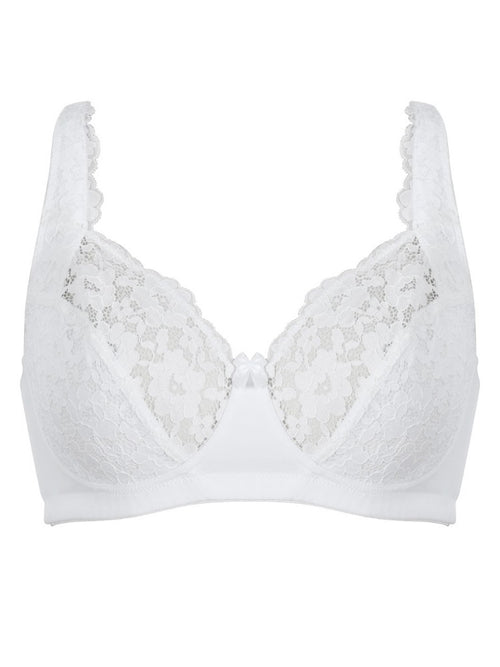 Naturana Full Cup Bra Non Wired Seamed Soft Lace 5649 RRP £24.95
