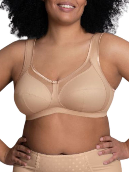 Average Size Figure Types in 36E Bra Size F Cup Sizes Black Abby by Anita  Comfort Strap, Moulded and Seamless Bras