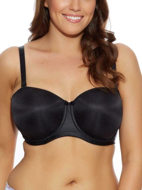 Front Closure Strapless Bra,for Large Bust Women Strapless Bra Lace  Strapless Non-Slip Bandeau Bra (Black,Large) : : Clothing, Shoes &  Accessories