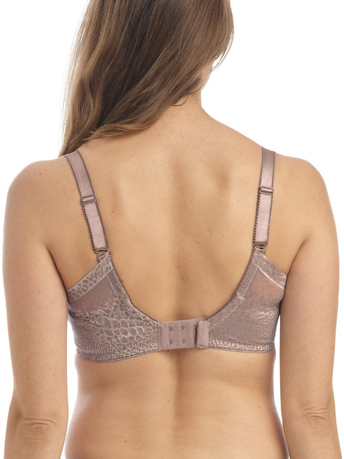 Playtex Side Support and Smoothing Minimiser Bra - Black/ Soft Taupe -  Curvy Bras