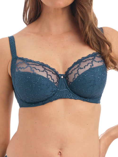 Elomi Lucie Banded Stretch Lace Plunge Underwire Bra (4490),42H