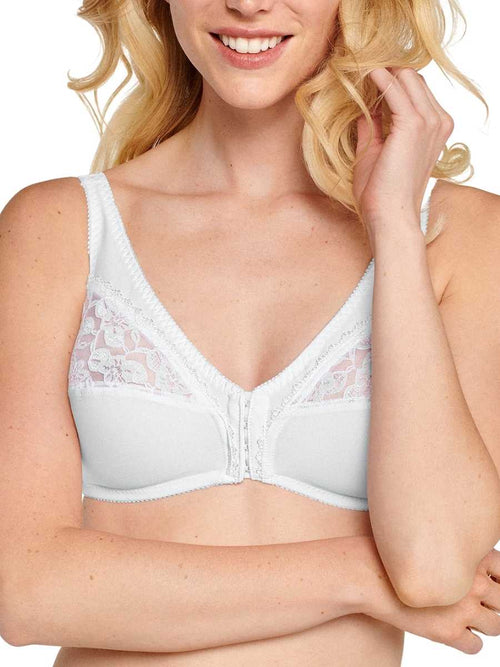 Comfortable Button Front Closure Bras for Elderly UK