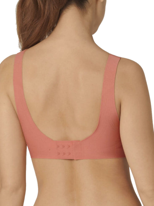 Sloggi Women's Wow Comfort P Non-Wired Bra, Orange (Coral) : :  Fashion