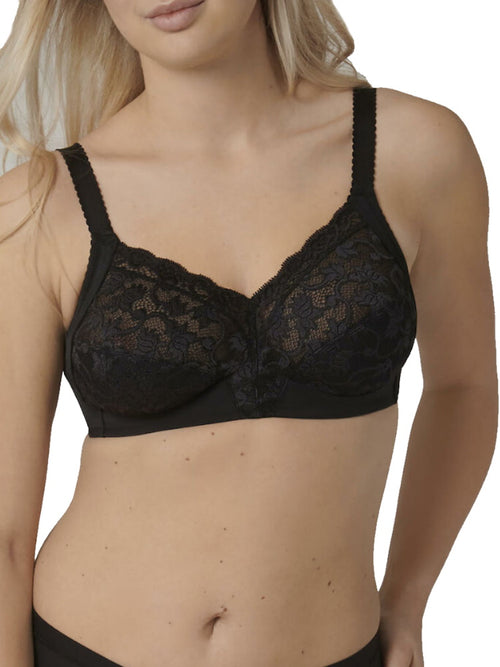 Triumph Doreen N,Firm support,Non Wired,Non Padded,Lace, Full Cup Bra in  Colours
