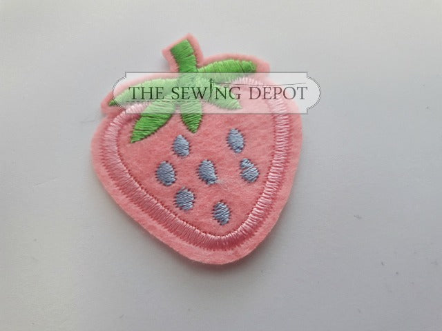 Pink Strawberry Motif
