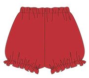 Jellybean by Smock Candy Knit Bloomers - Red