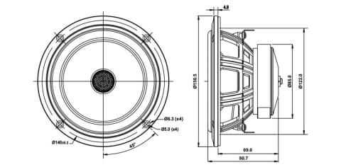 SB13PFCR25-4-COAXIAL