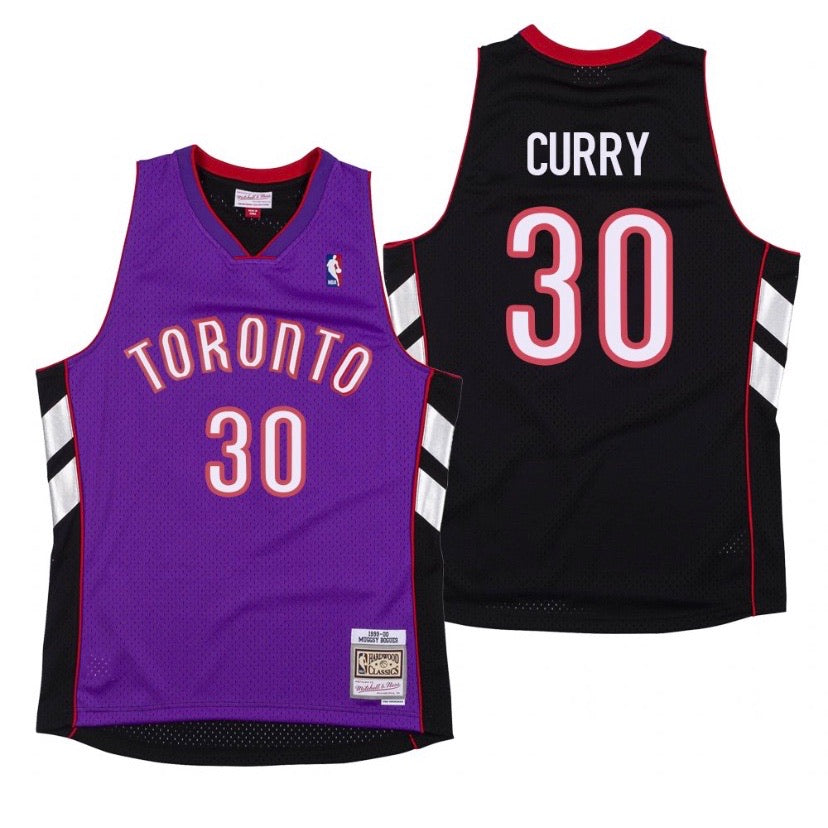 dell curry raptors jersey