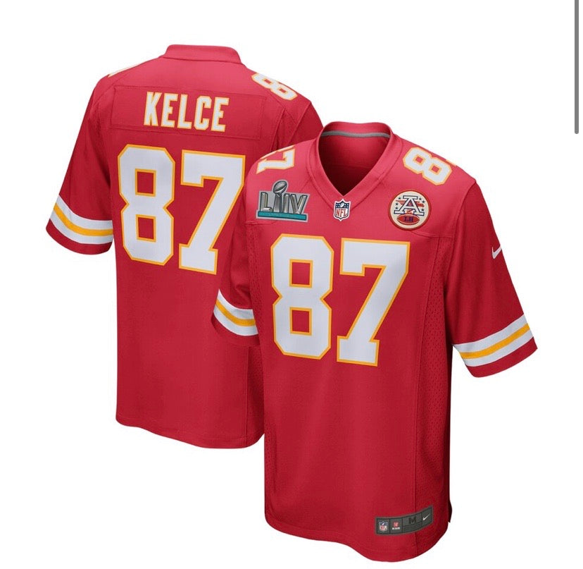 kansas city chiefs travis kelce jersey