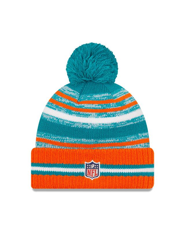 New Era Women's Miami Dolphins 2023 Salute to Service Black Knit Beanie