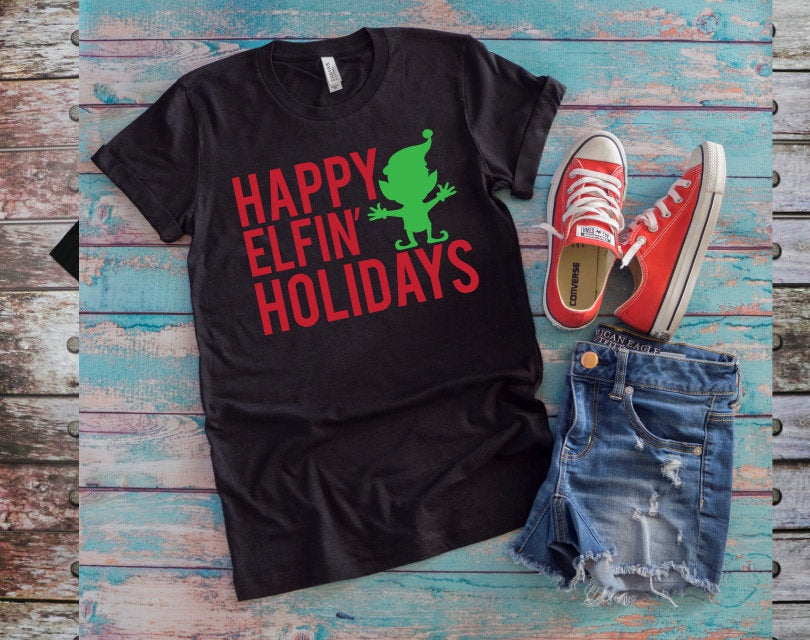 funny christmas graphic tees