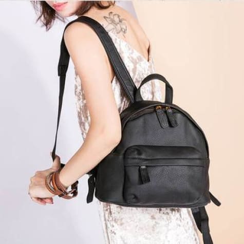 leather backpack crossbody