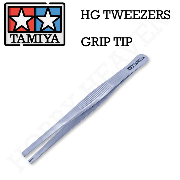 Tamiya Hg Angled Tweezers Round Tip / Tamiya USA