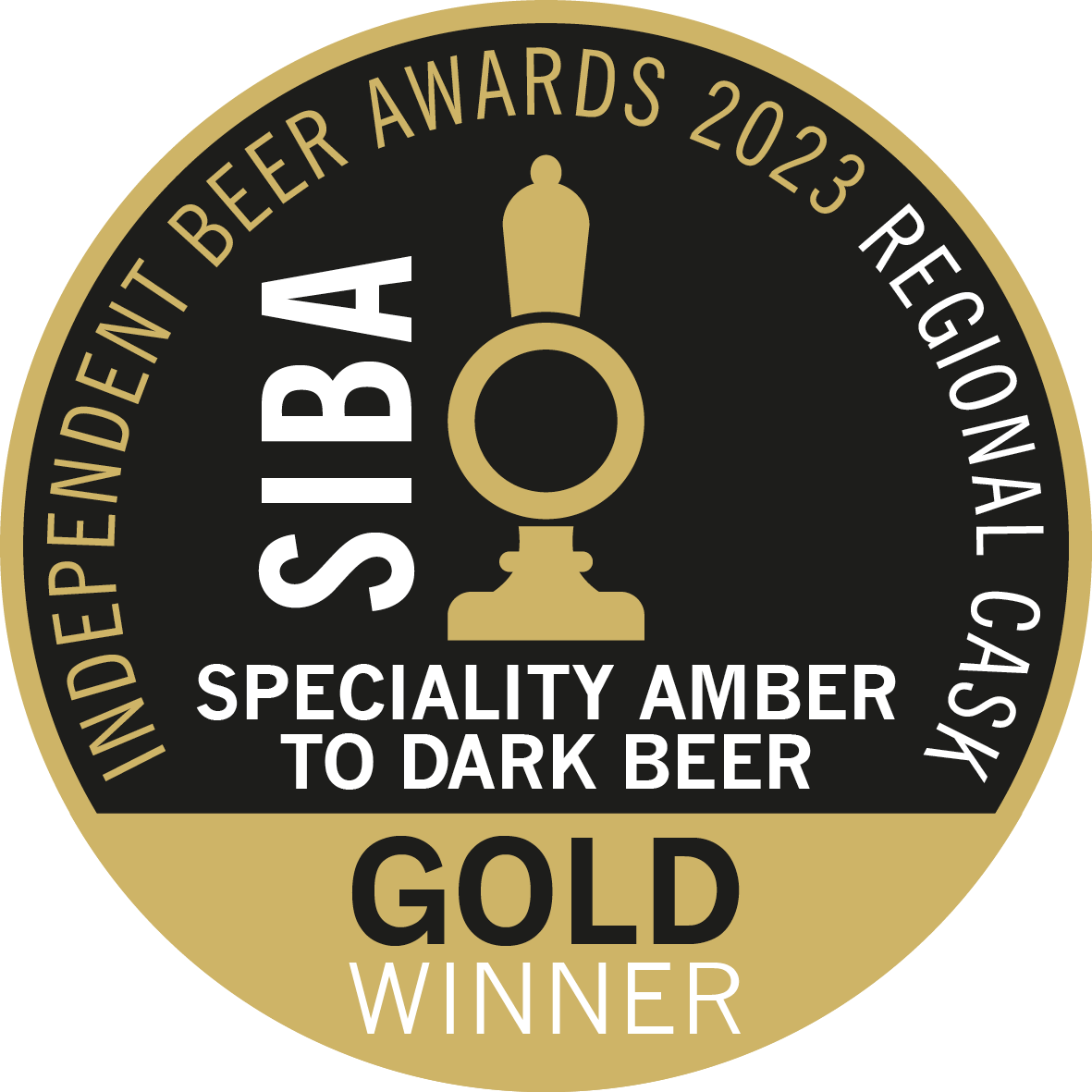 SIBA 2023 regional cask winner_gold_speciality amber to dark beer.png__PID:9fc9279d-59cf-4563-8ee0-5f4e228ae5b5