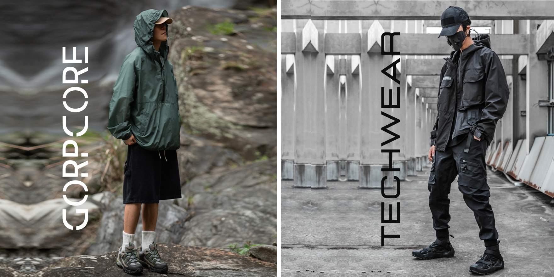 techwear vs gorpcore