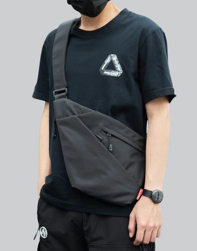 VC Colorful Reflective Box Bag Hip-Hop Streetwear Men's Hard Shell Bag  Trend Men Small Crossbody Bag Sling Shoulder Bag Unisex