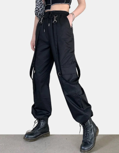  Black Cargo Pants Women High Waist Gothic Clothes for Women  Techwear Pants Emo Goth Clothes for Women Baggy Pants Women Plus Size Cargo  Pants for Women : Clothing, Shoes & Jewelry