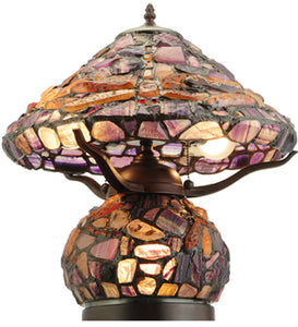 Meyda Home Decorative 18.5"H Dragonfly Agata Table Lamp