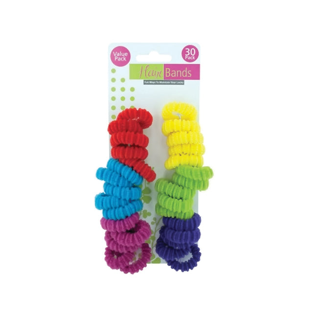 Twist Hair Bands - Pack of 24