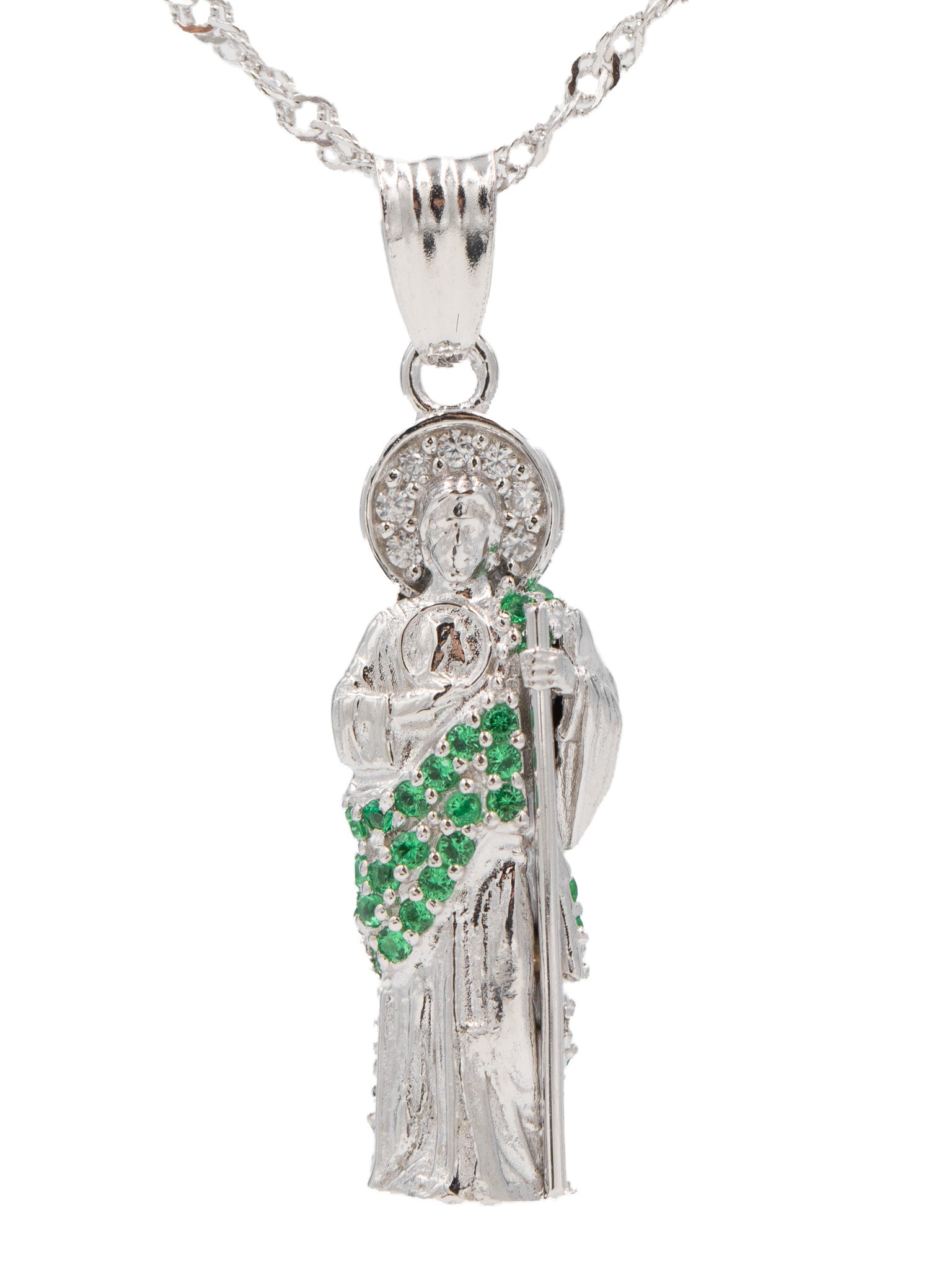 Pendant Necklace - Medal Necklace With St Jude Thaddeus