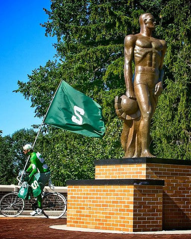 Michigan State Sparty Statue