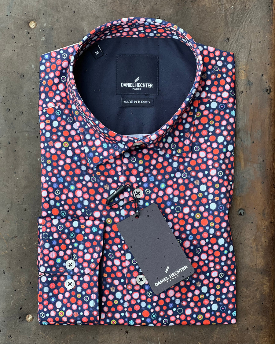 Daniel Hechter - Long sleeve patterned Cotton Men's Shirt – Munns the ...
