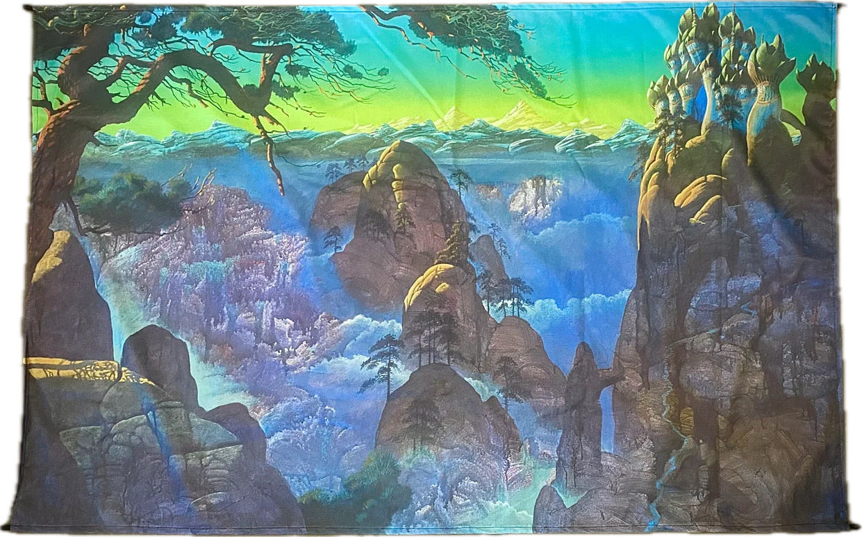 ROGER DEAN "THE QUEST" TAPESTRY