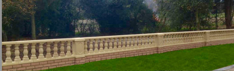 Cast Stone Balustrading - Made in England - Signature Statues