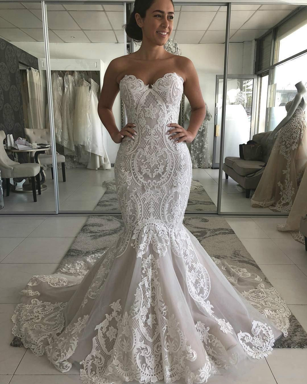Best Lace Wedding Dress Mermaid Style of all time The ultimate guide 