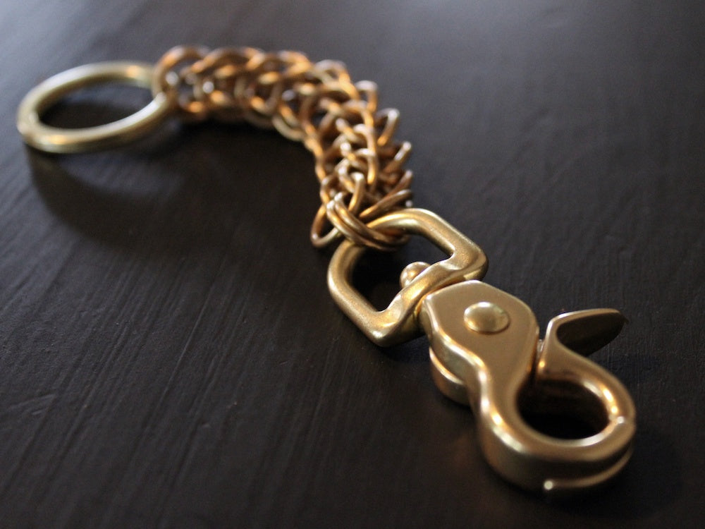 Belt Loop Key Chain – Black – Buffalo Nickel