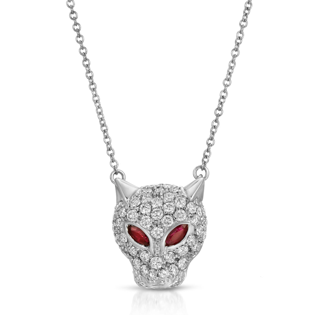 diamond jaguar pendant