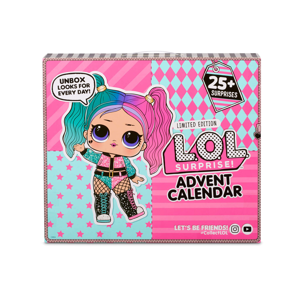 LOL Surprise Advent Calendar with Limited Edition Doll and 25  Surpris