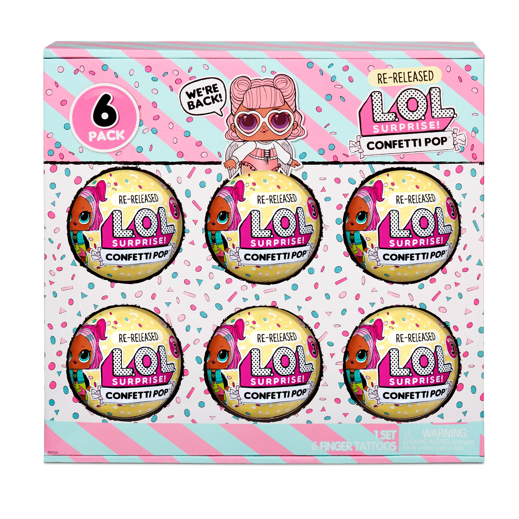 LOL Surprise Confetti Pop 6 Pack Angel