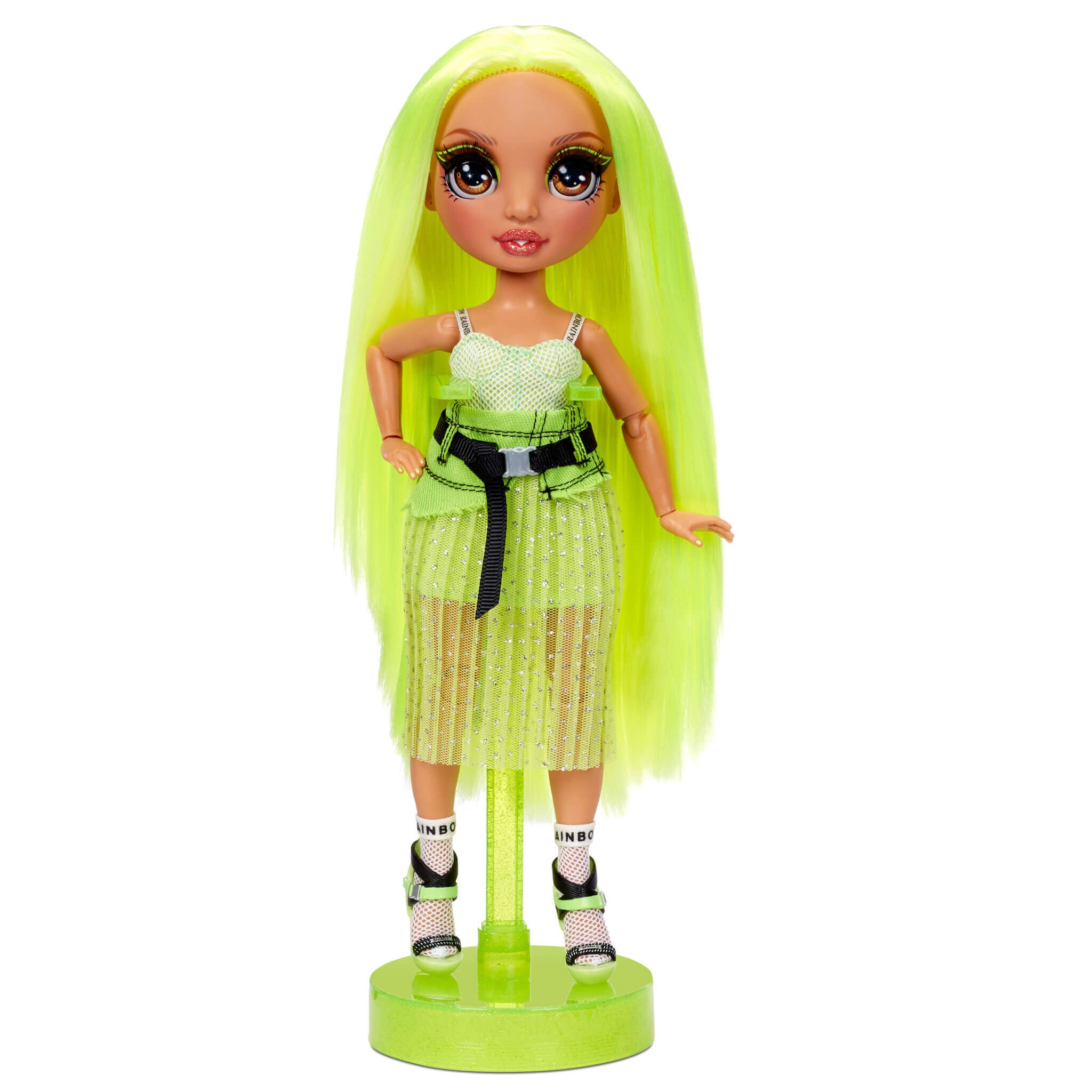 Rainbow High Karma Nichols – Series Neon Green Fashion Doll With C ...