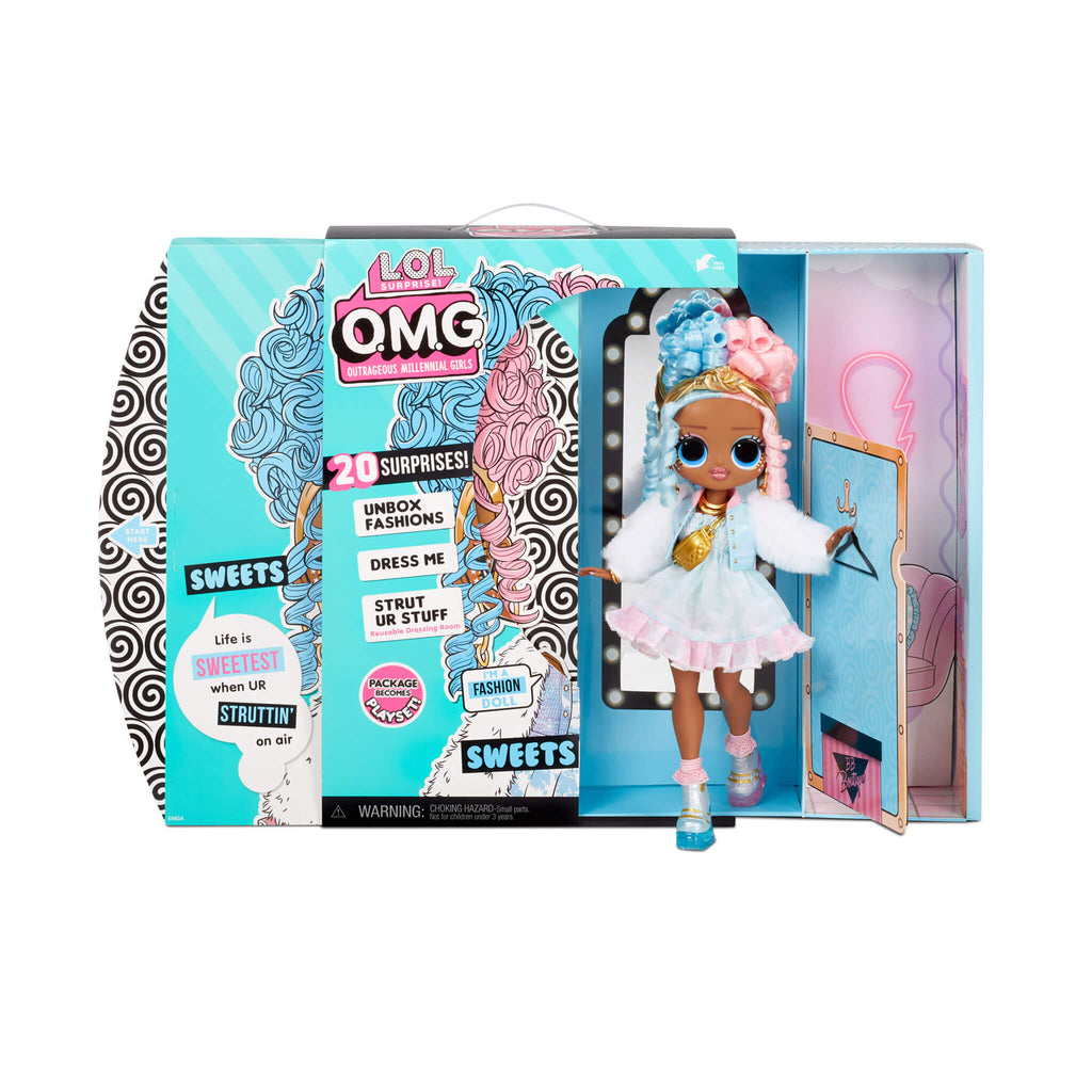 LOL Surprise OMG Sweets Fashion Doll – Series 4 Doll with 20 Surprises