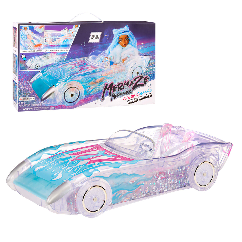 Mermaze Mermaidz Ocean Cruiser Convertible Car with Color Change Decals