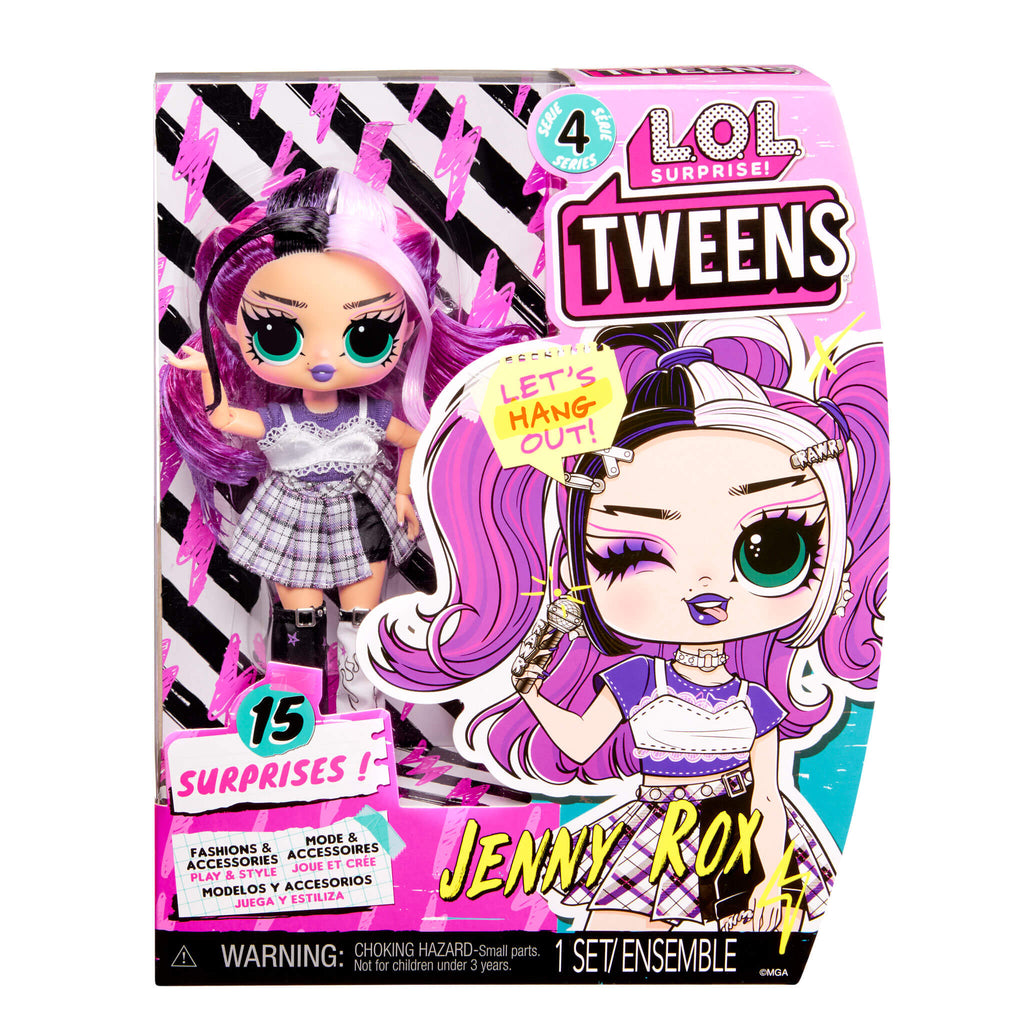 Lol Surprise Tweens Series 4 Fashion Doll Jenny Rox With 15 Surprises L O L Surprise