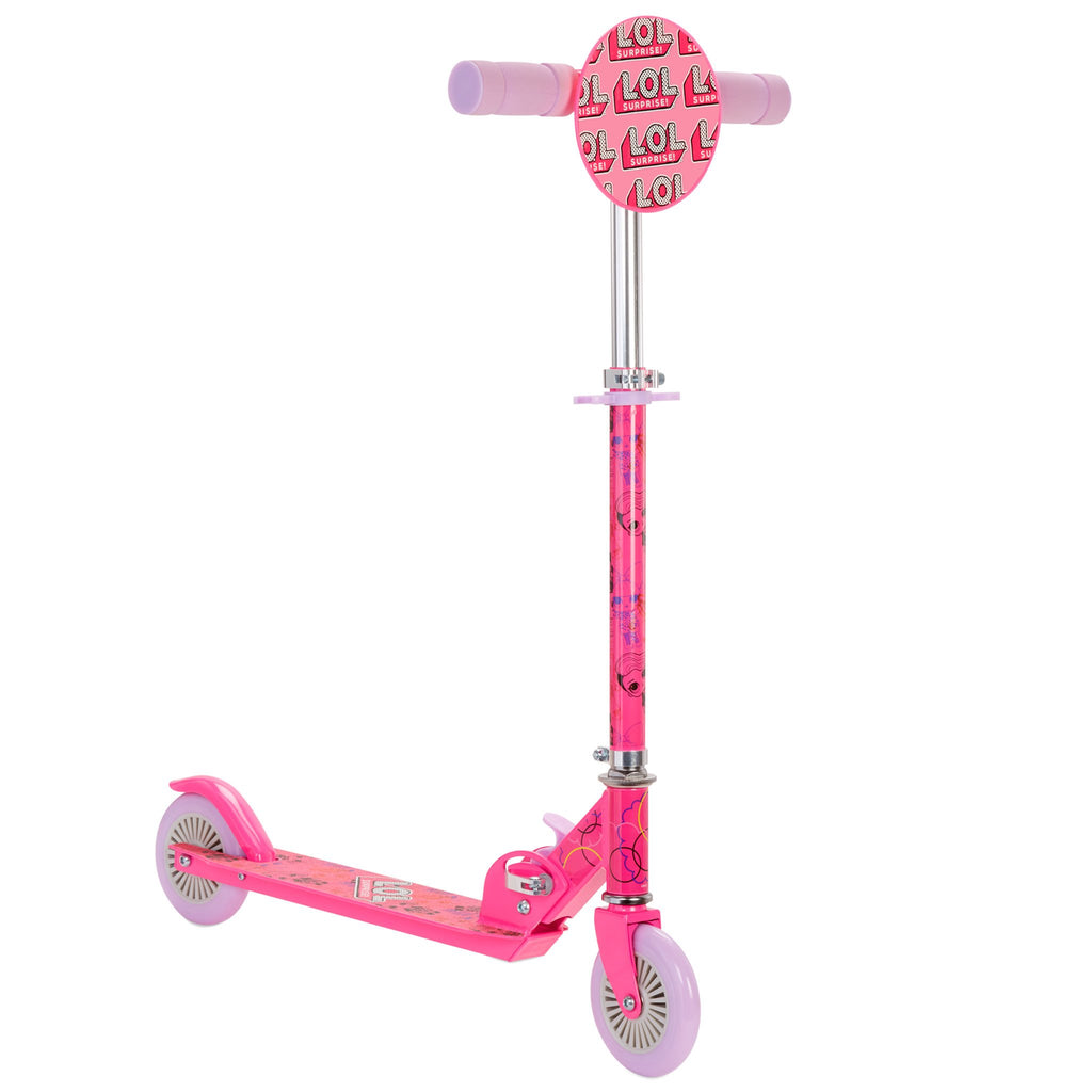 pink kick scooter