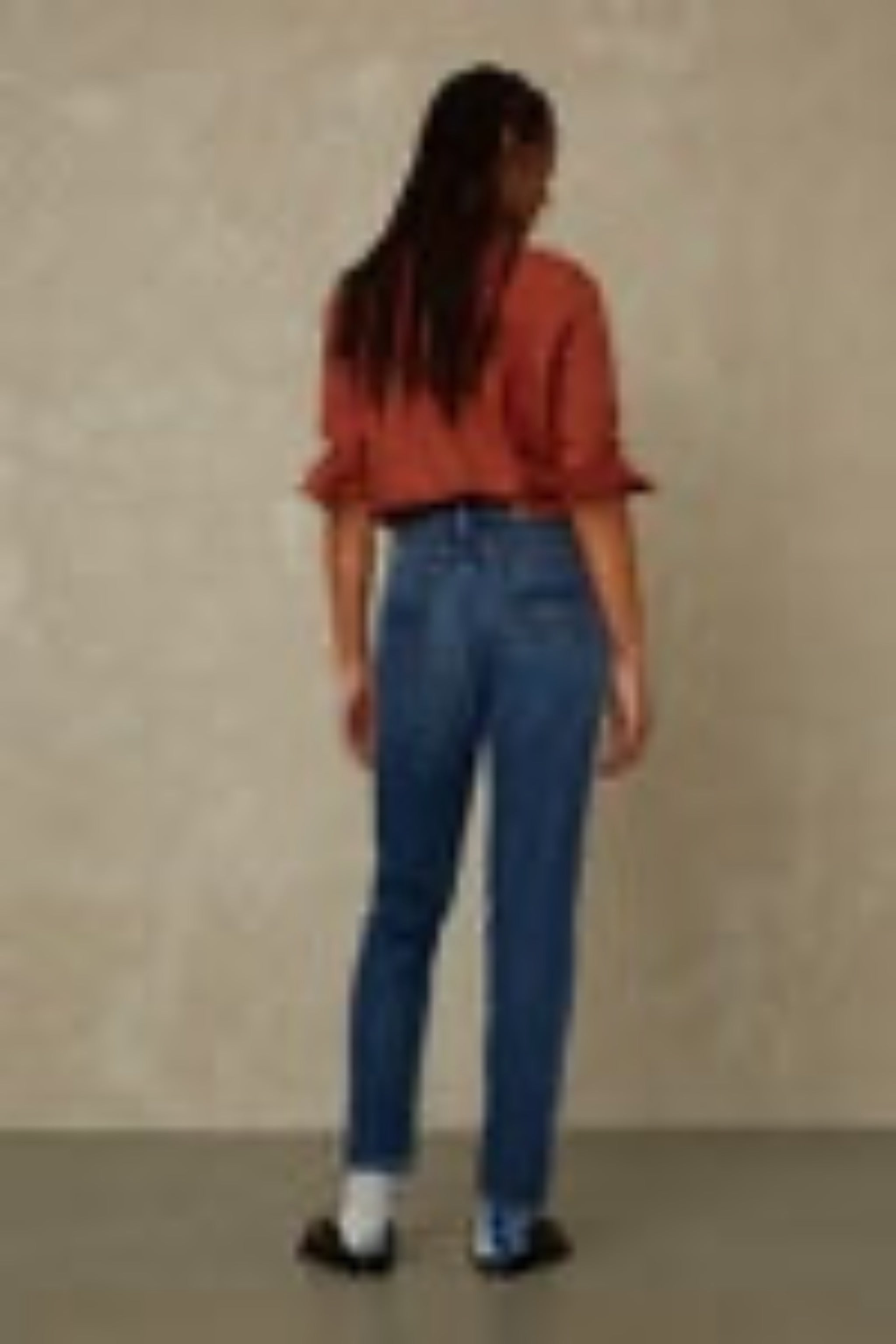 Fashion (light Blue Jeans)Women Jeans Vintage Straight Mom Jeans Loose Blue  Denim Pants Ankle Length Trousers Female Casual Streetwear Harem Pants  Jeans ACU @ Best Price Online