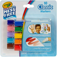 Thumbnail for crayola 752471 color wonder mess free coloring classic markers set of 10