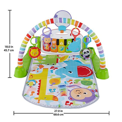 Image of Fisher Price Deluxe Kick & Play Piano Gym