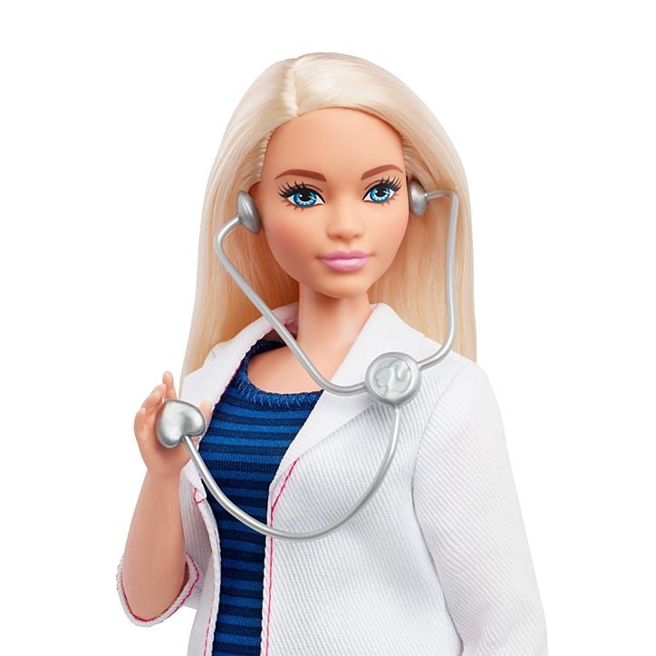 nurse barbie doll with stethoscope