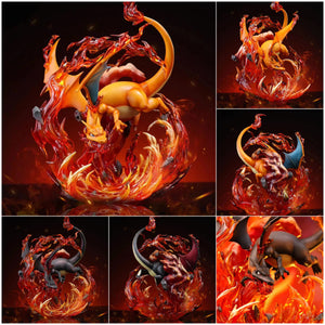 Pokemon Charizard Skill Scene Statue - Linoos