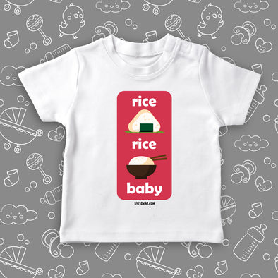 T-shirt bébé Non au gaz de chips